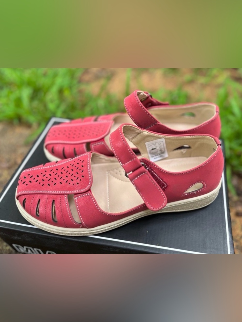 Spring Step RoseRed Flexus Mary Jane Comfort Shoe. Size 9 NWOT
